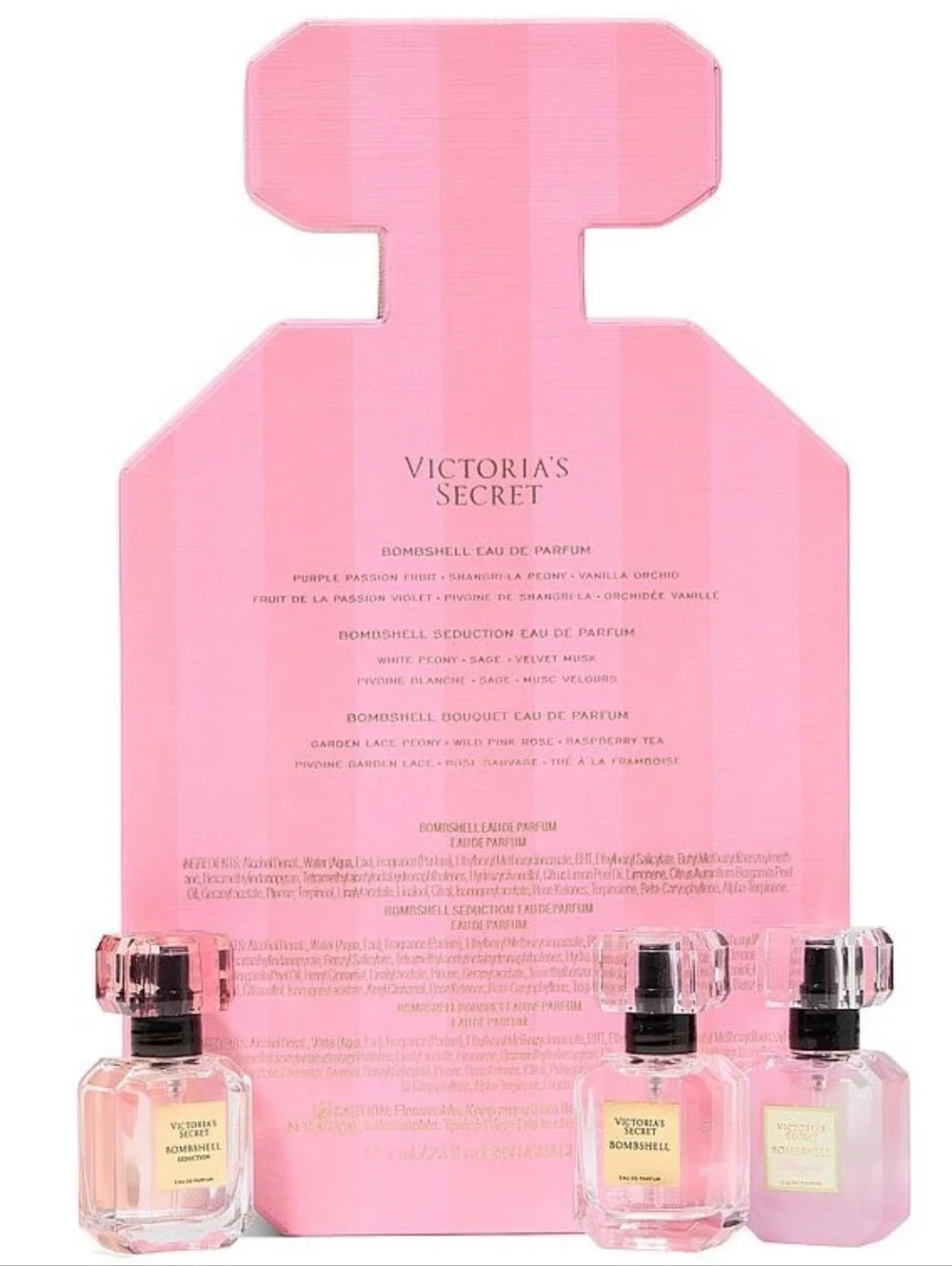 Victoria's Secret 3-Piece Bombshell Mini Eau de Parfum Perfume Gift Set NEW - Picture 2 of 3